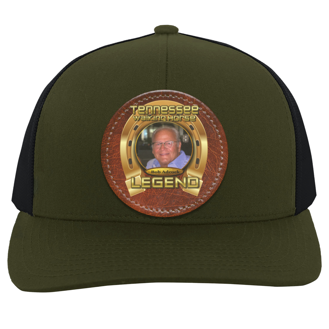 BOB ADCOCK (TWH LEGENDS) HAT 104C Trucker Snap Back - Patch