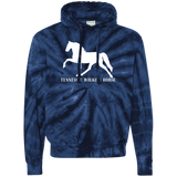 Tennessee Walker 4HORSE CD877 Unisex Tie-Dyed Pullover Hoodie