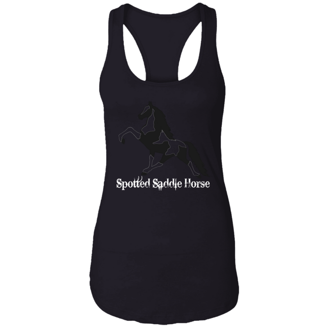 Spotted Saddle Horse NL1533 Ladies Ideal Racerback Tank