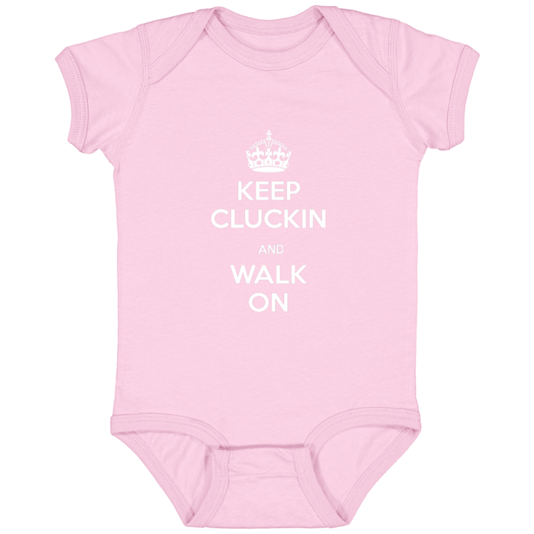 Keep Kluckin and Walk On 4424 Infant Fine Jersey Bodysuit