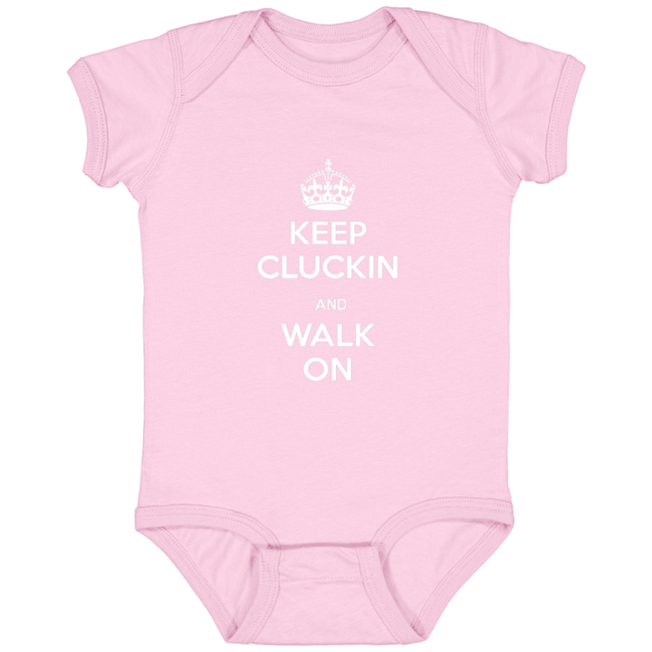 Keep Kluckin and Walk On 4424 Infant Fine Jersey Bodysuit
