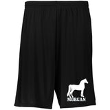 MORGAN 2 2782 Moisture-Wicking 9 inch Inseam Training Shorts