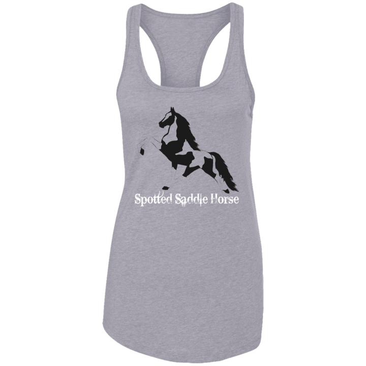 Spotted Saddle Horse NL1533 Ladies Ideal Racerback Tank