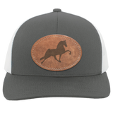 TENNESSEE WALKING HORSE PERFORMANCE LEATHER 104C Trucker Snap Back - Patch