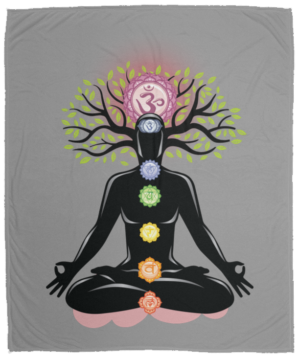 CHAKRAS PLUSH BLANKET (12 STYLES AND SIZES)