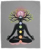CHAKRAS PLUSH BLANKET (12 STYLES AND SIZES)