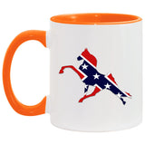 Rebel on the Rail Tennessee Walking Horse Performance AM11OZ 11 oz. Accent Mug