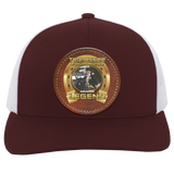 BLAISE BROCCARD (Legends Series) Round Leather Patch 104C Trucker Snap Back - Patch