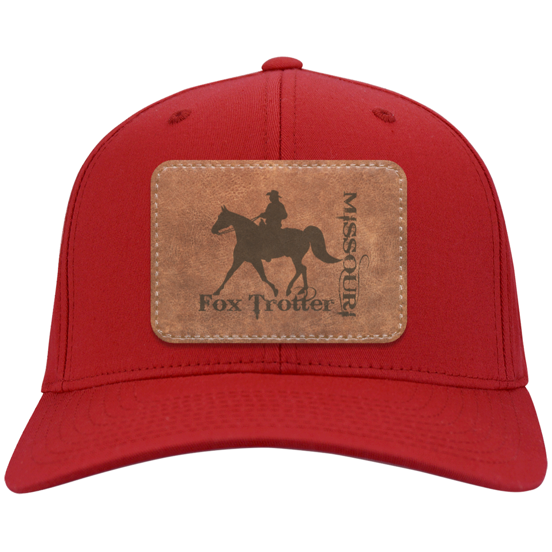 MISSOURI FOX TROTTER ON LEATHER CP80 Twill Cap - Patch