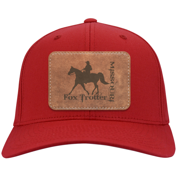 MISSOURI FOX TROTTER ON LEATHER CP80 Twill Cap - Patch