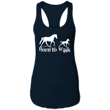 BORN TO WALK NL1533 Ladies Ideal Racerback Tank