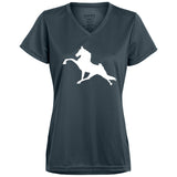Tennessee Walking Horse Performance (WHITE) 1790 Ladies’ Moisture-Wicking V-Neck Tee