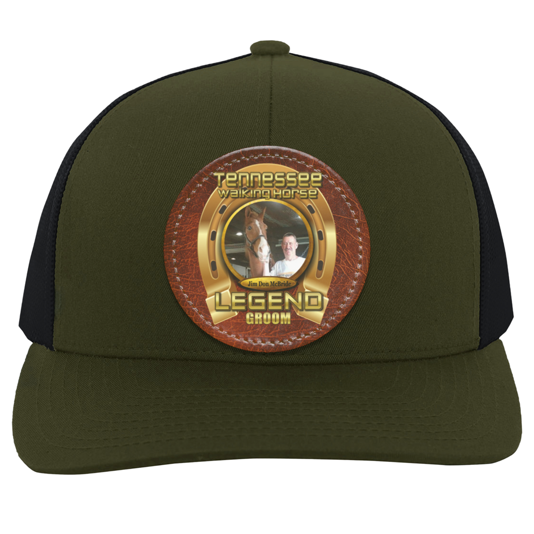 JIM DON MCBRIDE (TWH LEGENDS) HAT 104C Trucker Snap Back - Patch