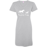 BORN TO WALK 3522 Ladies' V-Neck Fine Jersey Cover-Up