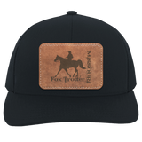 MISSOURI FOX TROTTER ON LEATHER 104C Trucker Snap Back - Patch
