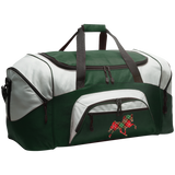 TENNESSEE WALKING HORSE DESIGN 3 JMD (RED PLAID) BG99 Colorblock Sport Duffel