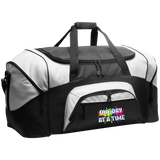 ONE DAY AT A TIME PAINT BALLS 2 (RECOVERY) BG99 Colorblock Sport Duffel