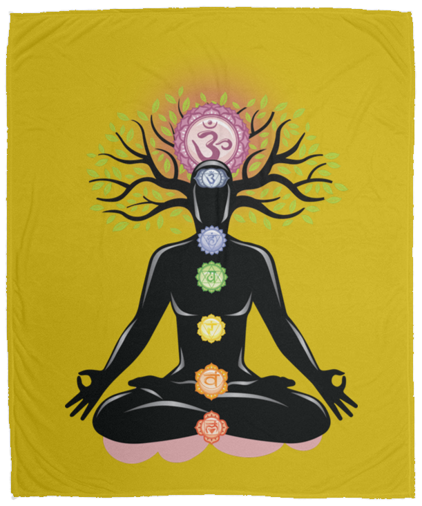 CHAKRAS PLUSH BLANKET (12 STYLES AND SIZES)