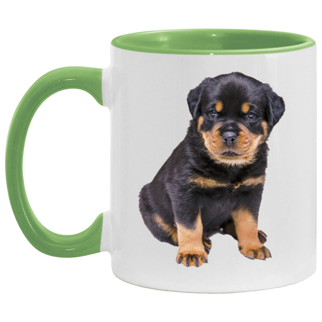 ROTTY PUPPY 1 AM11OZ 11 oz. Accent Mug