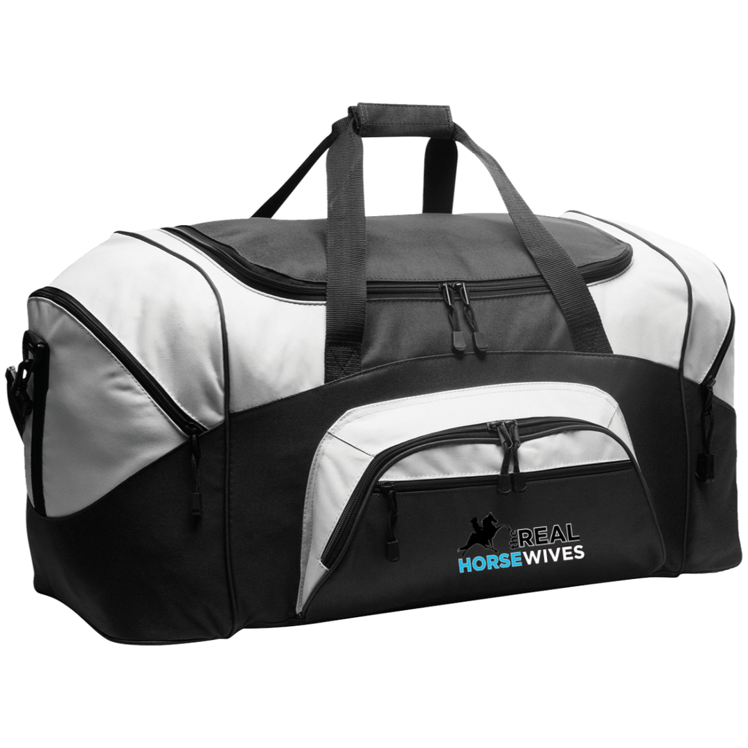 THE REAL HORSE WIVES BG99 Colorblock Sport Duffel