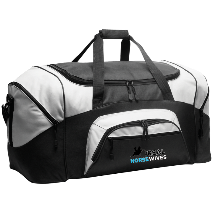 THE REAL HORSE WIVES BG99 Colorblock Sport Duffel