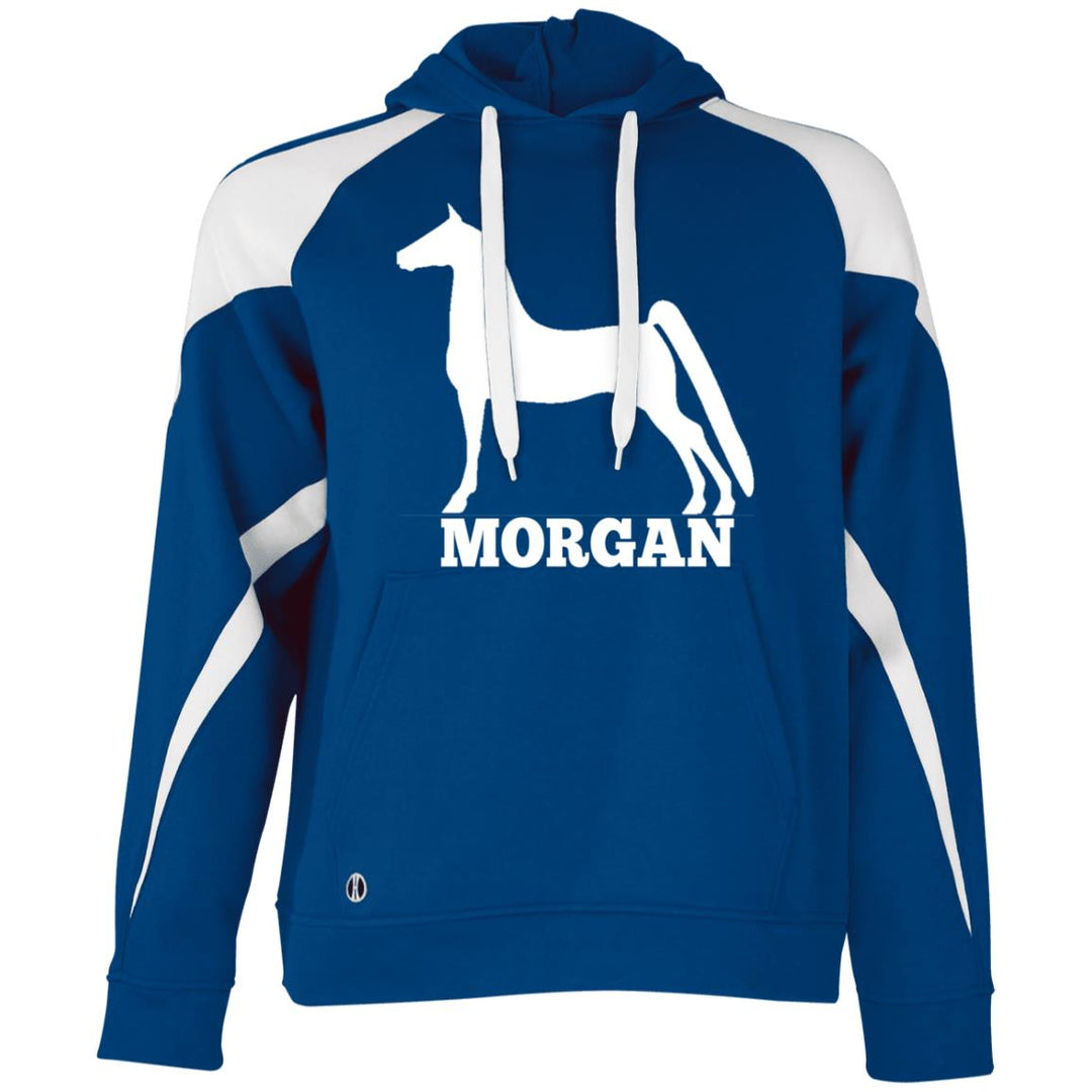 Morgan 229546 Athletic Colorblock Fleece Hoodie