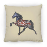 Tennessee Walking Horse Performance All American ZP18 Large Square Pillow