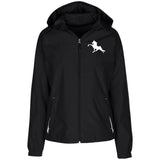 Tennessee Walking Horse Performance (WHITE) LST76 Ladies' Jersey-Lined Hooded Windbreaker