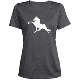 Tennessee Walking Horse Performance (WHITE) LST360 Ladies' Heather Scoop Neck Performance Tee