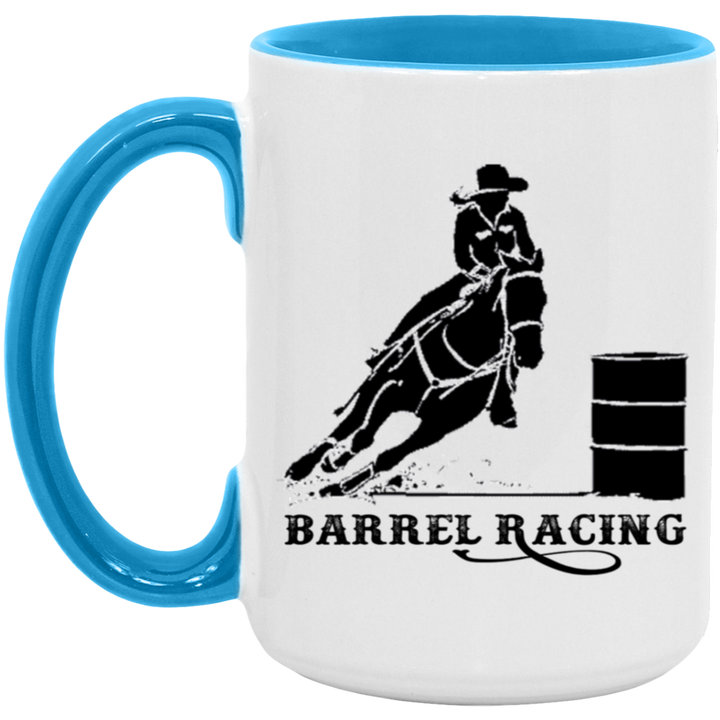 BARREL  ART TUMBLER 4HORSE AM15OZ 15oz. Accent Mug