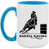 BARREL  ART TUMBLER 4HORSE AM15OZ 15oz. Accent Mug