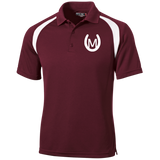 MANES RANCH (white) T476 Moisture-Wicking Tag-Free Golf Shirt