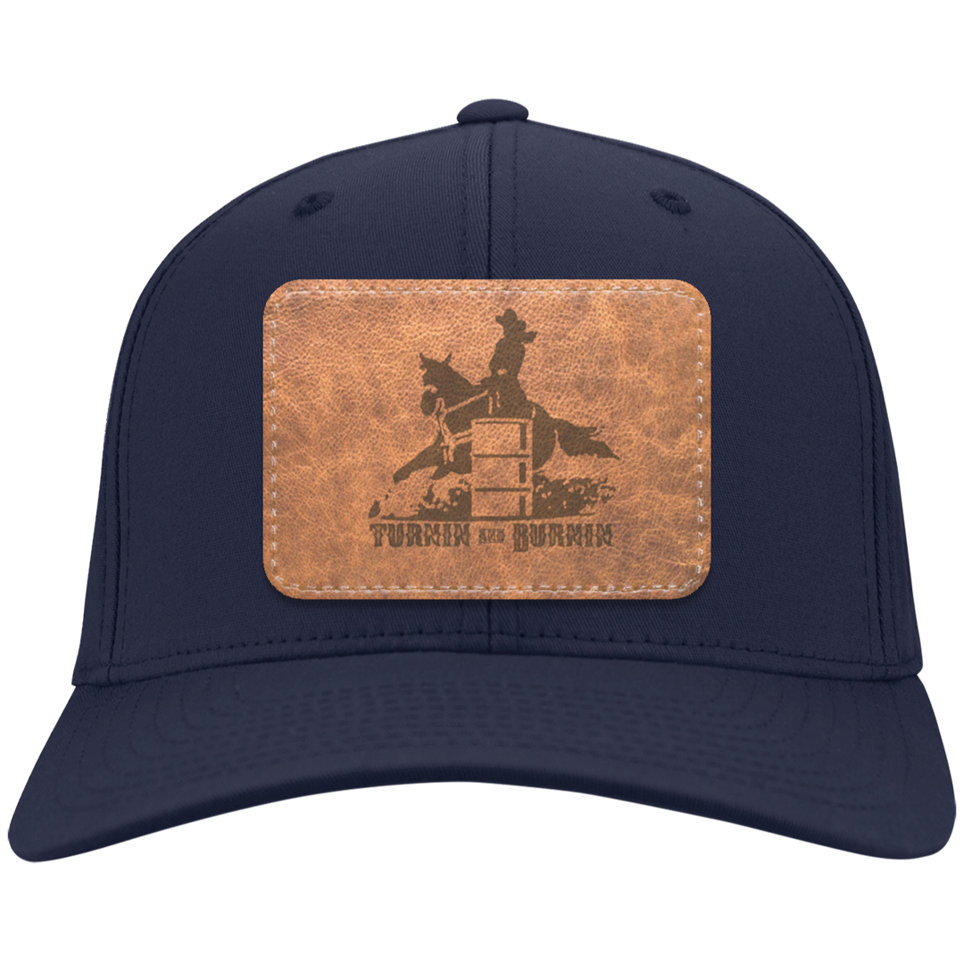 TURNIN AND BURNIN ON LEATHER CP80 Twill Cap - Patch