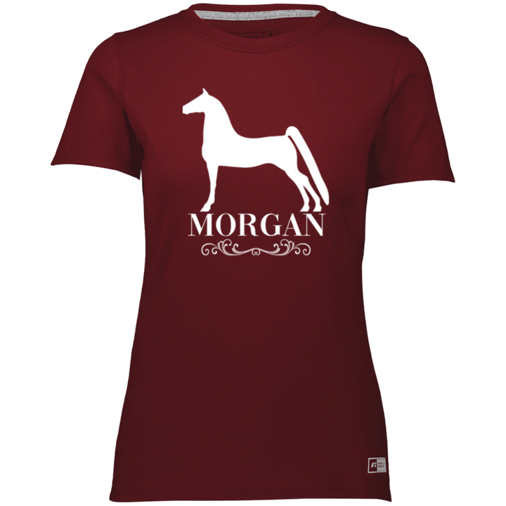 MORGAN STYLE 1 (WHITE) 4HORSE 64STTX Ladies’ Essential Dri-Power Tee
