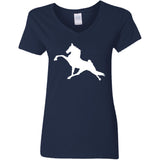 Tennessee Walking Horse Performance (WHITE) G500VL Ladies' 5.3 oz. V-Neck T-Shirt