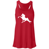 Tennessee Walking Horse Performance (WHITE) B8800 Flowy Racerback Tank