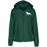 Tennessee Walking Horse (Pleasure) - Copy LST76 Ladies' Jersey-Lined Hooded Windbreaker