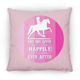 SHE LIVED HAPPILY TWH PLEASURE SHADES OF PINK ZP16 Medium Square Pillow