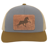 TENNESSEE WALKING HORSE PERFORMANCE LEATHER 104C Trucker Snap Back - Patch