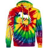 Tennessee Walker 4HORSE CD877 Unisex Tie-Dyed Pullover Hoodie