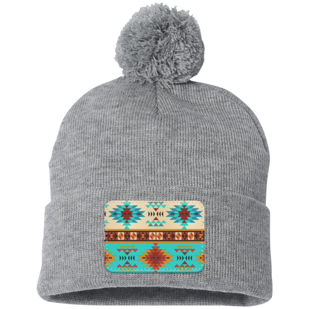 DUTTON RANCH 1 SP15 Pom Pom Knit Cap - Patch