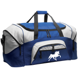 TENNESSEE WALKING HORSE DESIGN 3 JMD (WHITE) BG99 Colorblock Sport Duffel