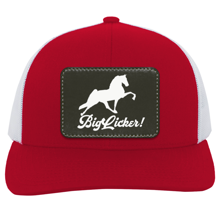 BIG LICKER PATCH HATTRUCKER HAT ( THREE SHAPES-12 COLORS AND STYLES)
