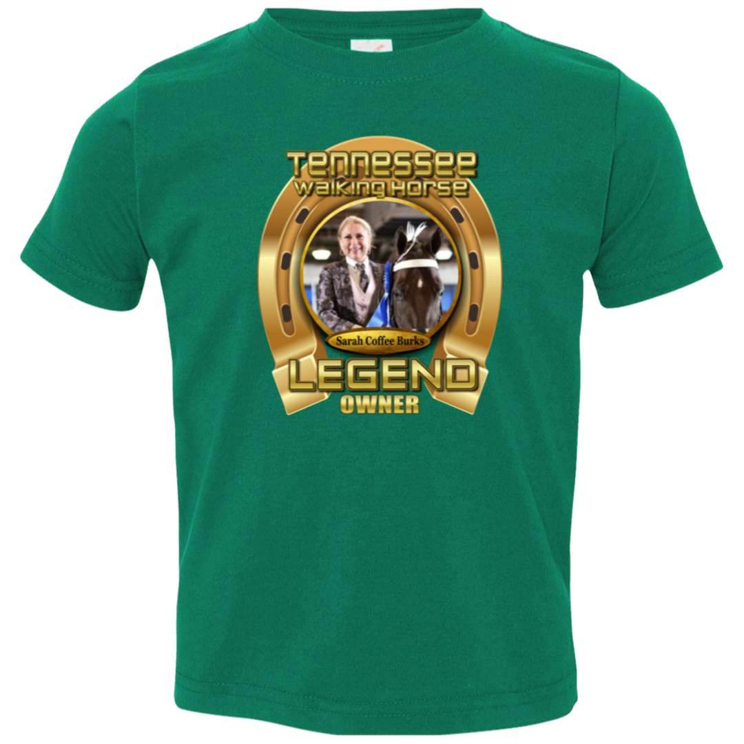 SARAH COFFEE BURKS (TWH LEGENDS) 3321 Toddler Jersey T-Shirt