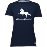 AMERICAN SADDLEBRED (DESIGN 1) WHITE 4HORSE 64STTX Ladies’ Essential Dri-Power Tee