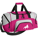 American Saddlebred (white) BG99 Colorblock Sport Duffel