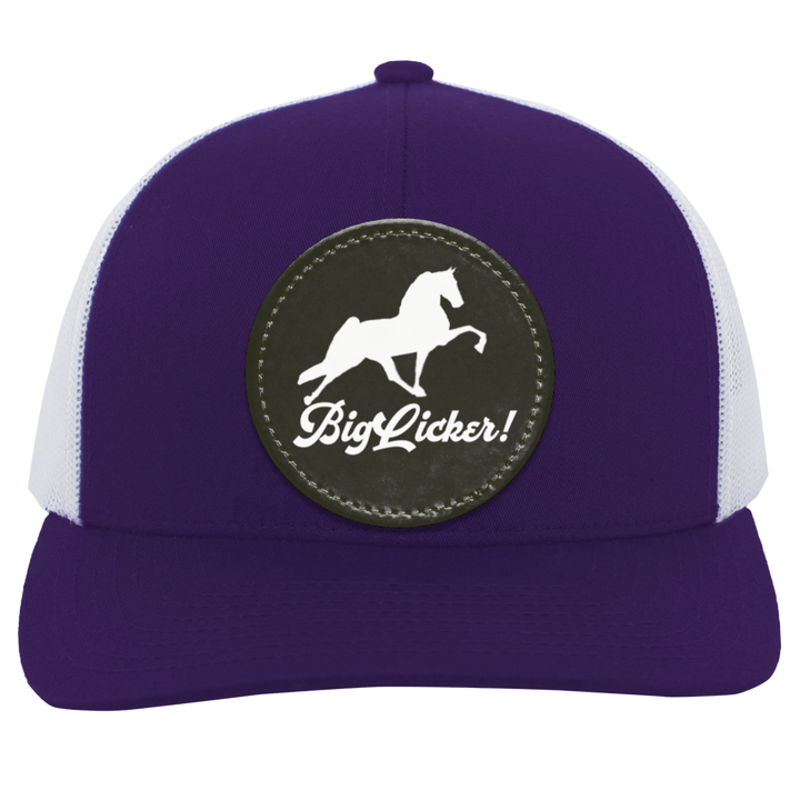 BIG LICKER PATCH HATTRUCKER HAT ( THREE SHAPES-12 COLORS AND STYLES)