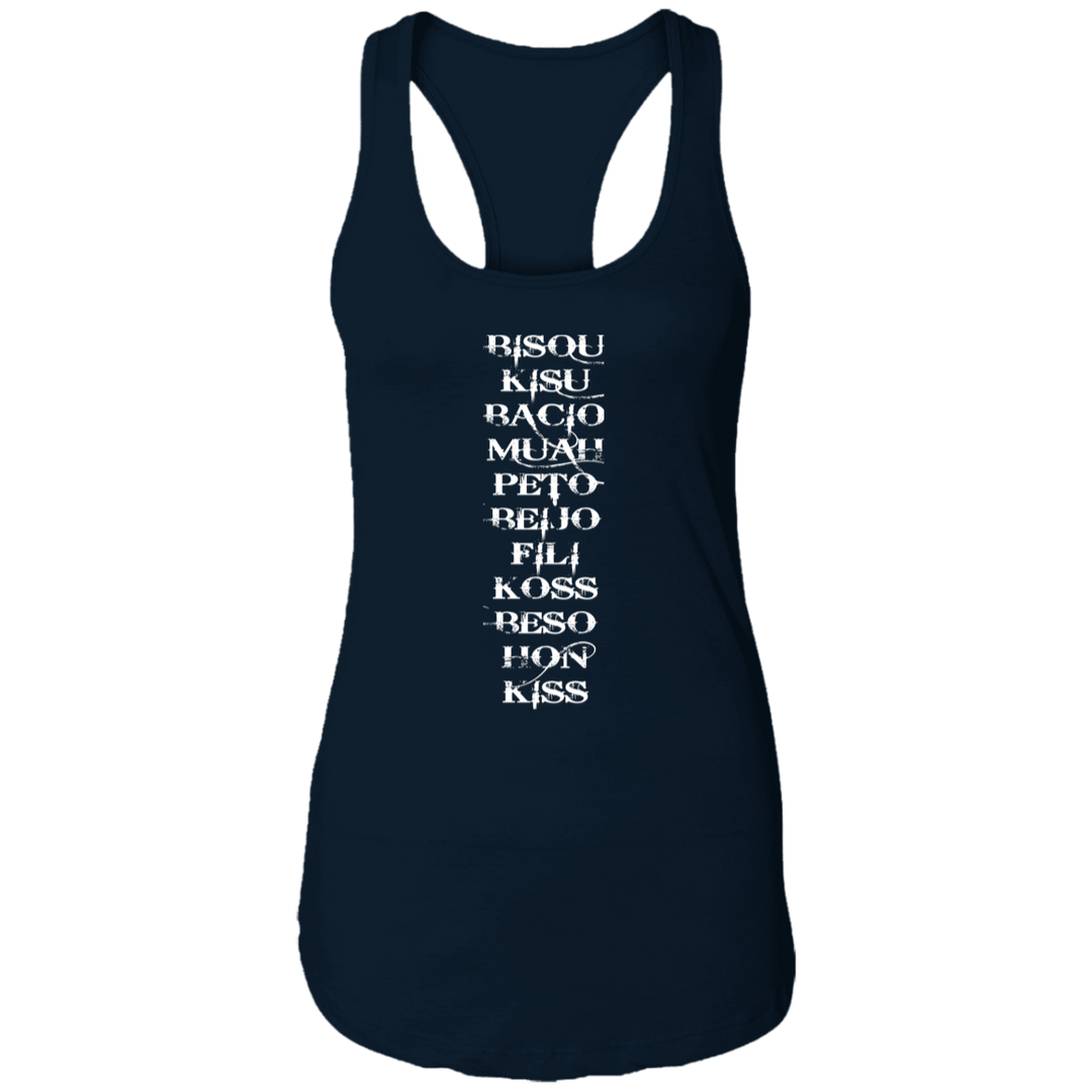OLD983INWHITE NL1533 Ladies Ideal Racerback Tank