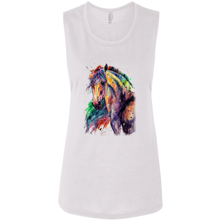 EQUINE ABSTRACT 1 4HORSE B8803 Ladies&