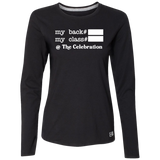 MY NUMBERS AT CELEBRATION (WHT) 64LTTX Ladies’ Essential Dri-Power Long Sleeve Tee